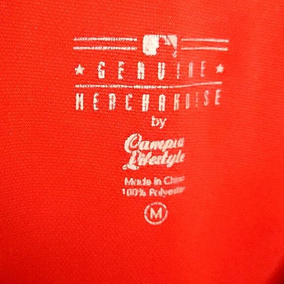 MLB St. Louis Cardinals Red Jersey Blue Sleeves Medium - Picture 7 of 9